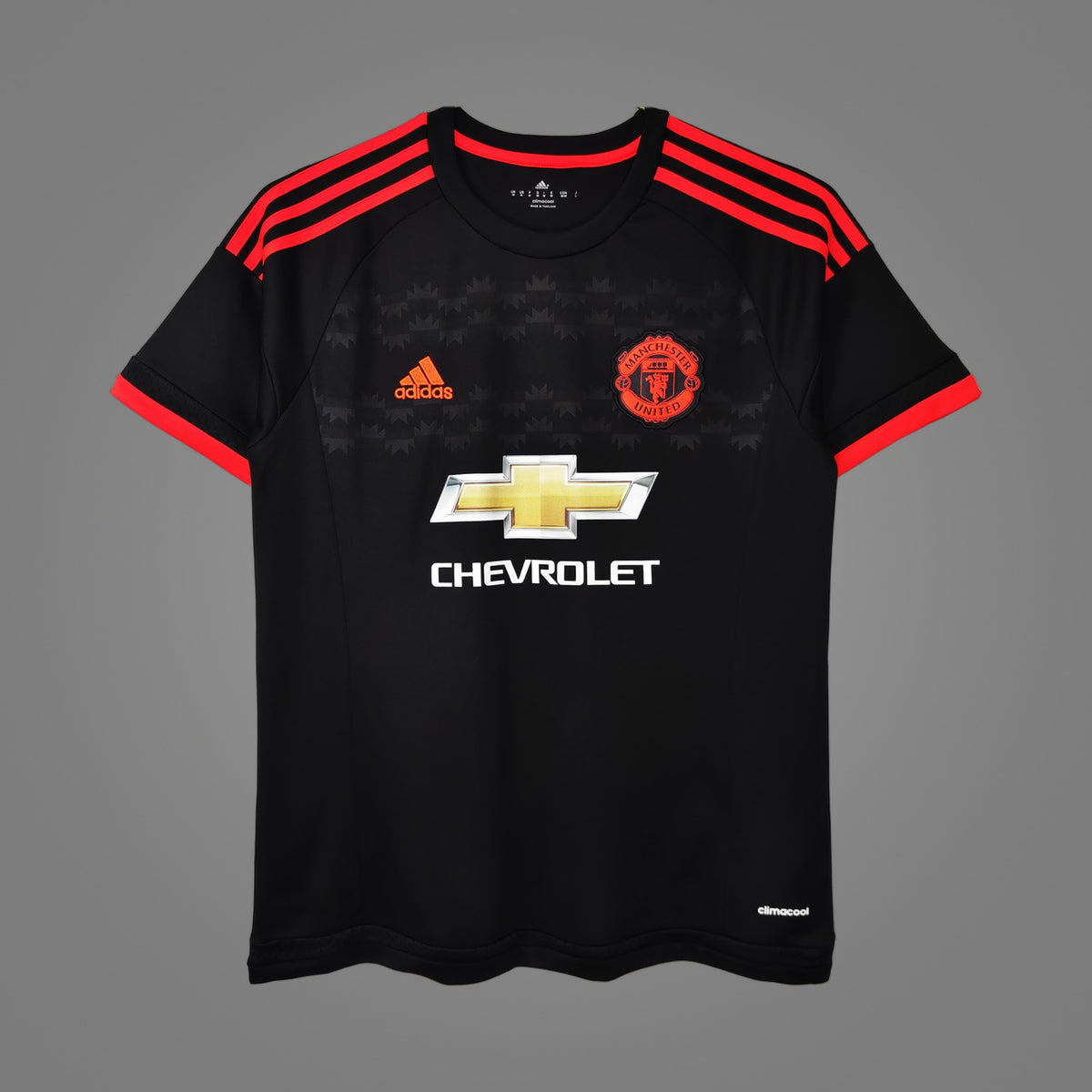 Maillot rétro Manchester United Third noir 2015/16 - face avant