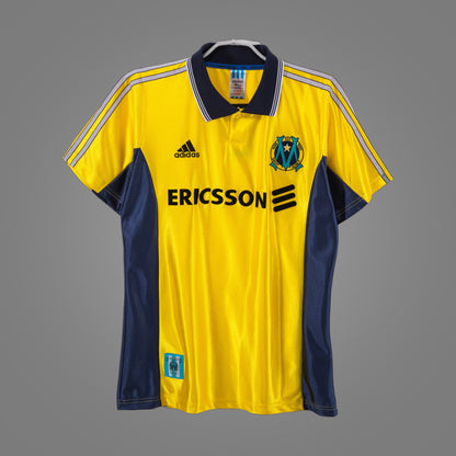 Maillot rétro Olympique de Marseille Third doré 1998/99 - face avant