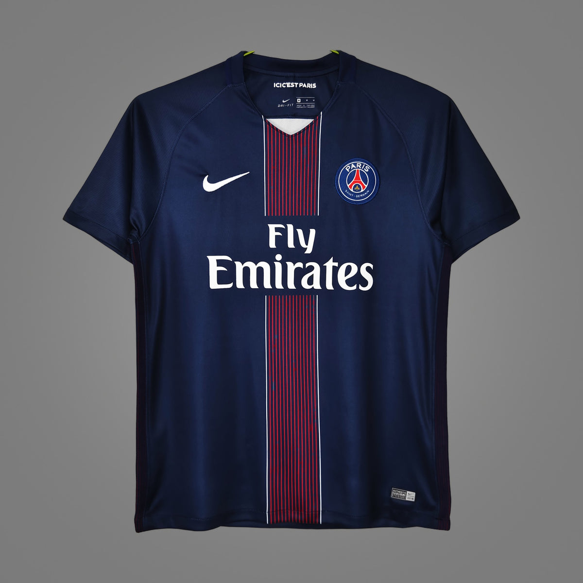 Maillot rétro Paris Saint-Germain Domicile 2016/17 - face avant