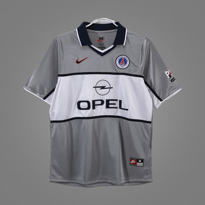 Maillot rétro Paris Saint-Germain Extérieur 2000/01 - face avant