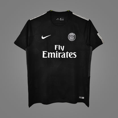 Maillot rétro Paris Saint-Germain Third noir 2017/18 - face avant