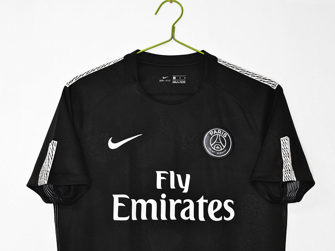 Maillot rétro Paris Saint-Germain Third noir 2017/18 - détail 2