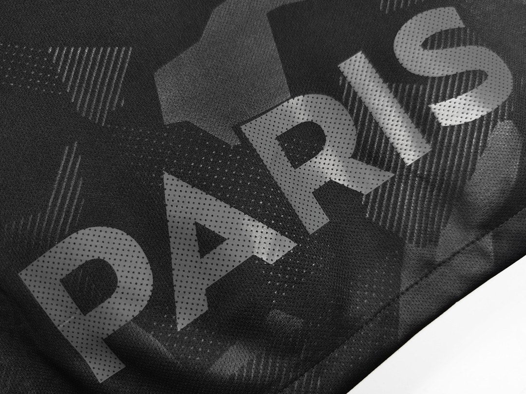 Maillot rétro Paris Saint-Germain Third noir 2017/18 Manches Longues - détail 1