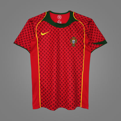 Maillot rétro Portugal Domicile 2004 - face avant
