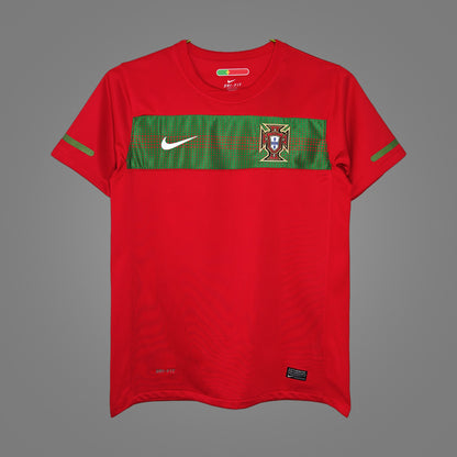 Maillot rétro Portugal Domicile 2010 - face avant