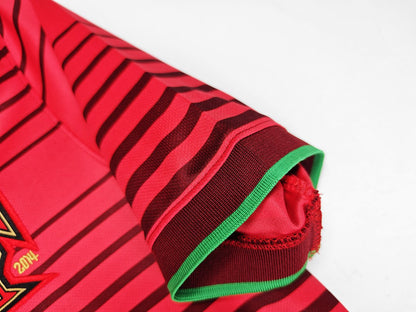 Maillot rétro Portugal Domicile 2014 - détail 2