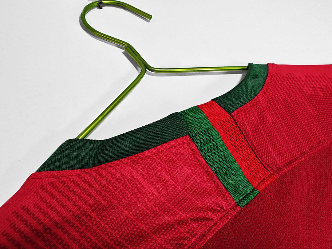 Maillot rétro Portugal Domicile 2018 Manches Longues - détail 1