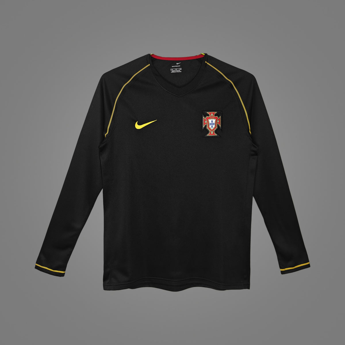 Maillot rétro Portugal Extérieur 2006 Manches Longues - face avant