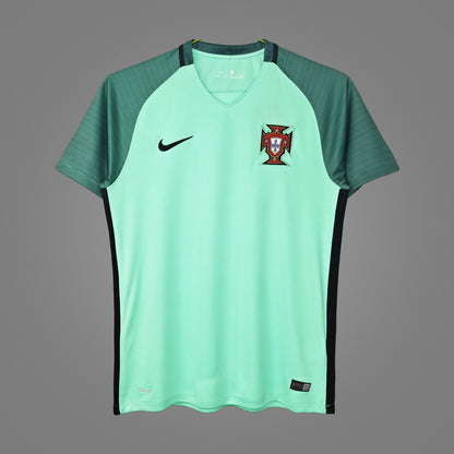 Maillot rétro Portugal Extérieur 2016 - face avant