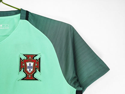 Maillot rétro Portugal Extérieur 2016 - détail 2
