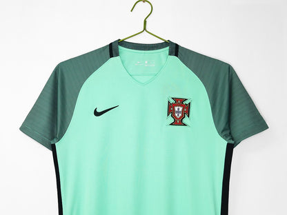 Maillot rétro Portugal Extérieur 2016 - détail 3