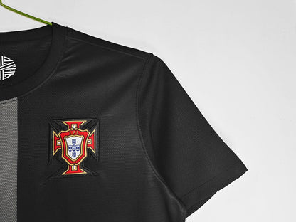 Maillot rétro Portugal Third noir 2012/13 - détail 1