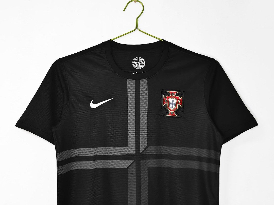 Maillot rétro Portugal Third noir 2012/13 - détail 2