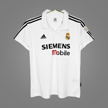 Maillot rétro Real Madrid Domicile 2002/03 - face avant