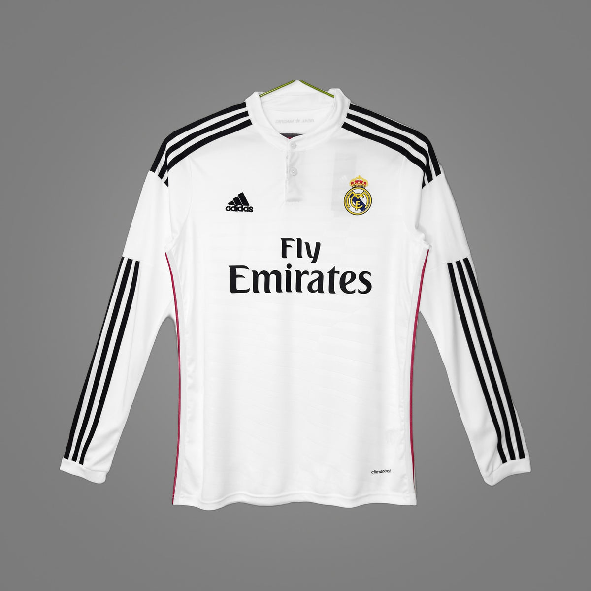 Maillot rétro Real Madrid Domicile 2014/15 Manches Longues - face avant