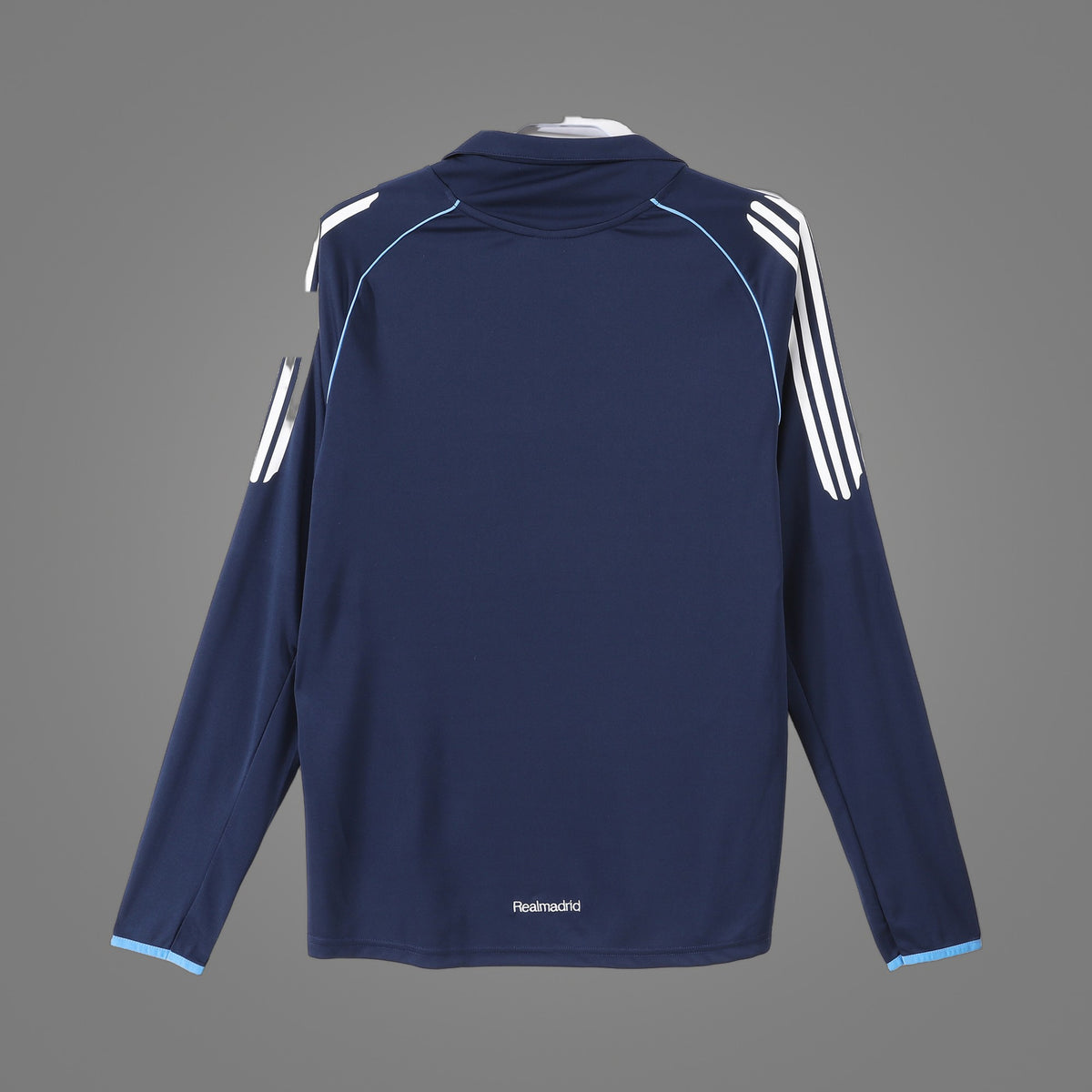 Maillot rétro Real Madrid Extérieur 2005/06 Manches Longues - dos