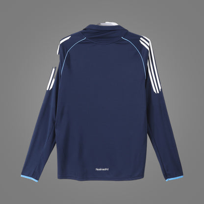 Maillot rétro Real Madrid Extérieur 2005/06 Manches Longues - dos