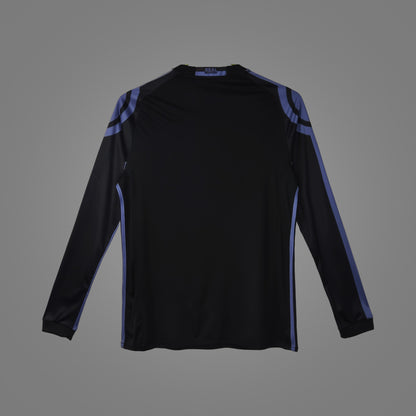 Maillot rétro Real Madrid Third noir 2016/17 Manches Longues - dos