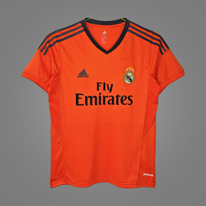 Maillot rétro Real Madrid Third orange 2013/14 - face avant