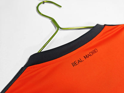 Maillot rétro Real Madrid Third orange 2013/14 Manches Longues - détail 1