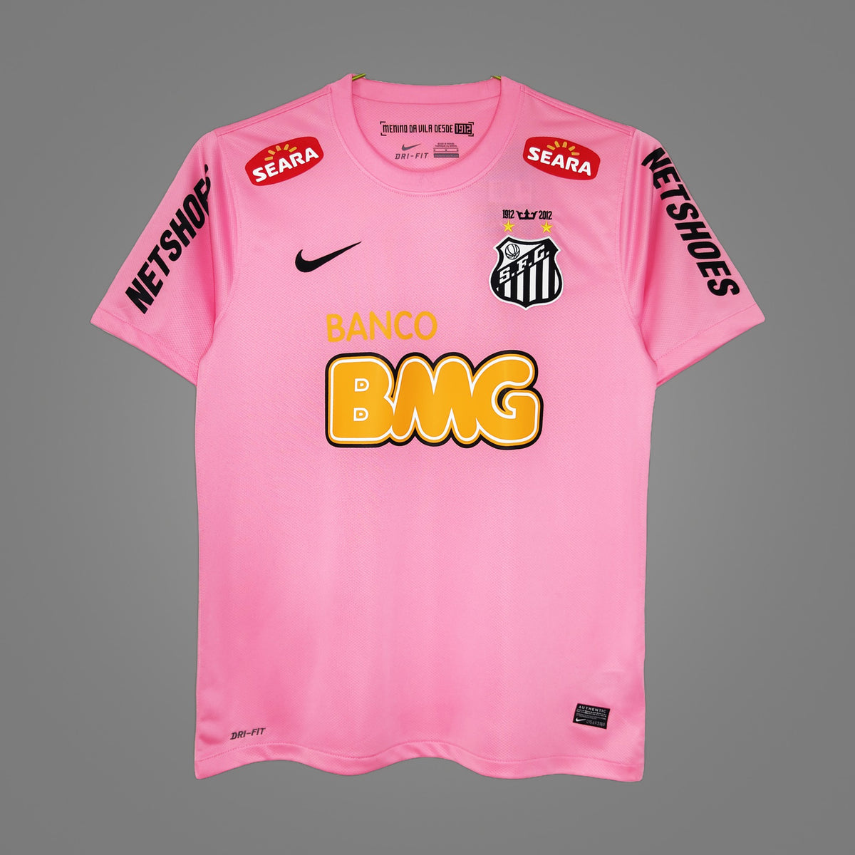 Maillot rétro Santos Rose 2013 - face avant
