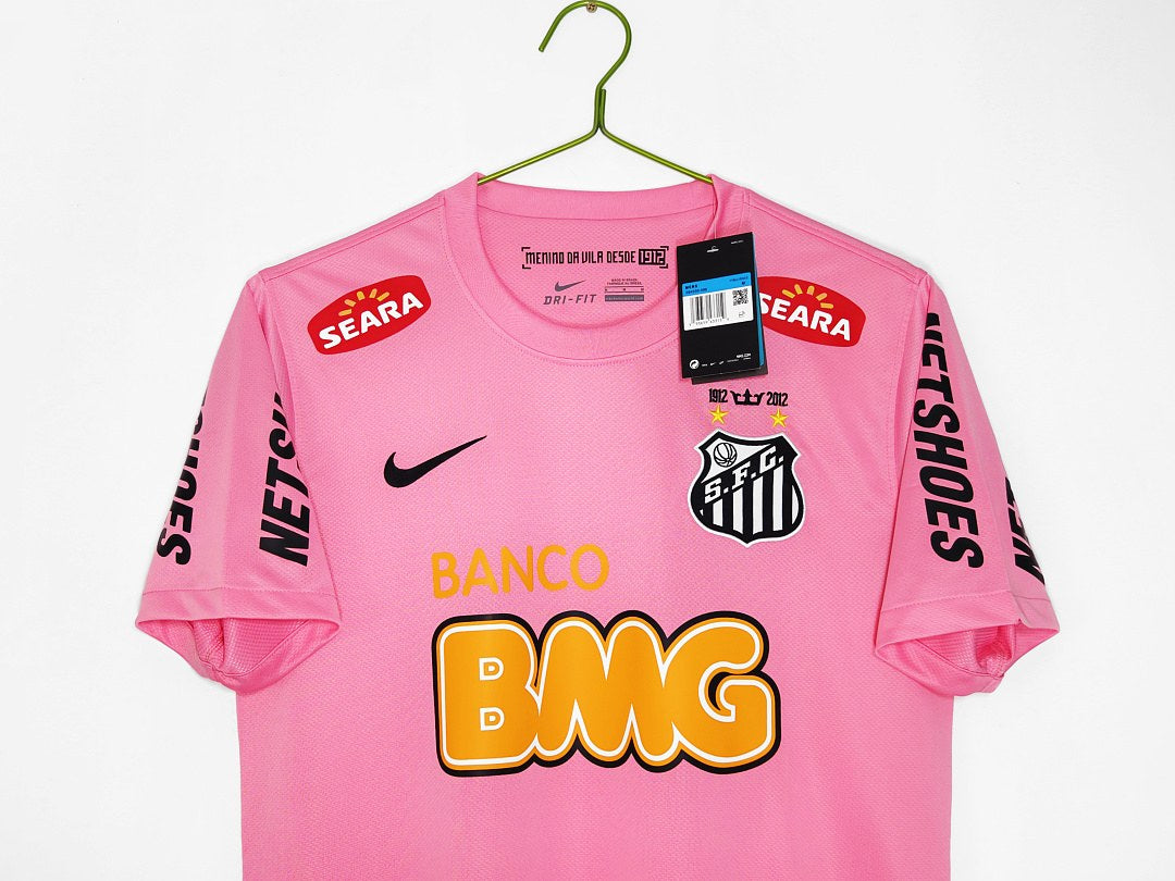 Maillot rétro Santos Rose 2013 - détail 2
