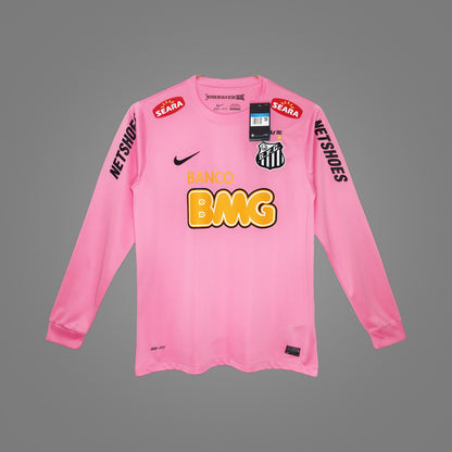 Maillot rétro Santos Rose 2013 Manches Longues - face avant
