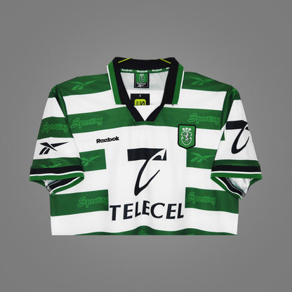 Maillot rétro Sporting CP Domicile 1999/00 - face avant