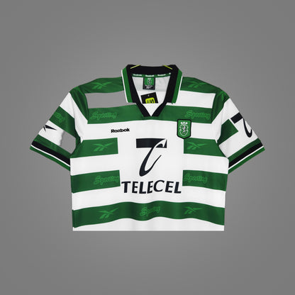 Maillot rétro Sporting CP Domicile 1999/00 - dos